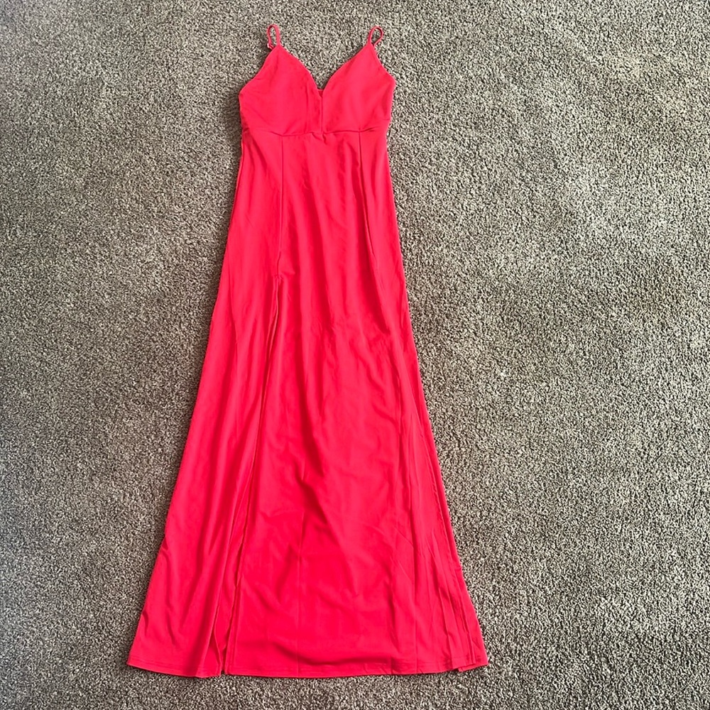 Long Red Prom Dress. Size Large from Amazon